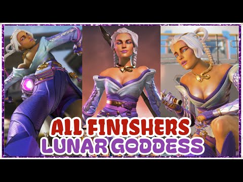 All Finishers with Loba’s Lunar Goddess Skin + Finisher Montage - Apex Legends [4K 60 FPS]