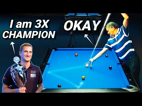 Young Player Thinks He can OUTPLAY the 60-Year Old EFREN REYES