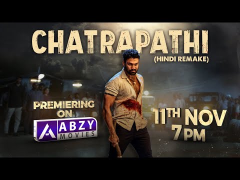 Chatrapathi (Hindi) | 11 Nov 7PM |  Sai Sreenivas, Nushrratt Bharuccha | ABZY Par Peheli Baar