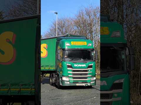 Swannels Scania R Series #truck at Lymm Truckstop #shortvideo #shorts #youtubeshorts