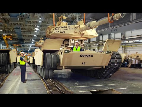 Inside Gigantic US Factory Rebuilding Army’s Most Feared Tanks