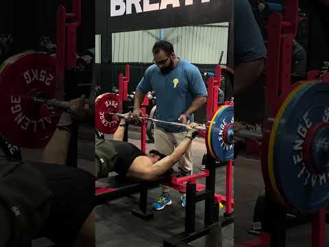 RAW 147.5KG BENCH PR 🚨