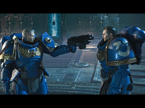 Warhammer 40K Space Marine 2 - Gadriel Betrays Titus Scene 4K