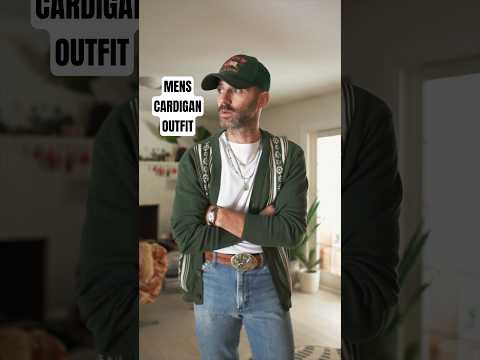 Men’s Cardigan & Jeans Outfit!