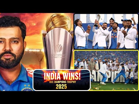 🏆 INDIA WINS THE ICC CHAMPIONS TROPHY 2025🏏🔥Final Highlights | IND vs NZ Epic Clash🔥