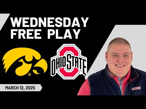 Iowa vs Ohio State - Big Ten Tournament Free Pick - Wednesday 3/12/25 | Craig's Picks & Predictions