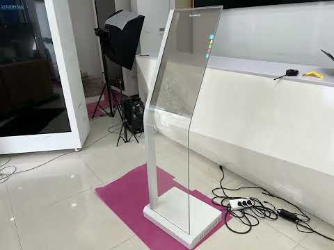 30 inch T-OLED slope stand design, white color, or customzied color, Built-in Android or Windows OS.