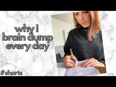 Why I BRAIN DUMP every day ✨ declutter the mind ✨