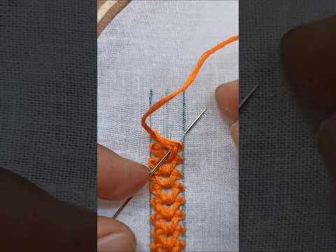 #border #beautiful #embroidery #handembroidery #stitching #trending #tutorial #crochet #craft