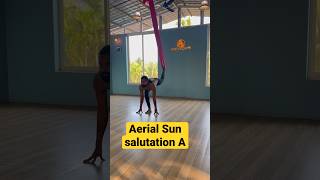 Aerial Sun Salutation A #yoga #yogadaily #yogasequence #aerialyoga