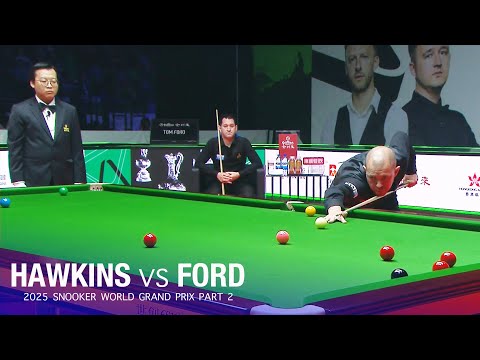 Barry Hawkins vs Tom Ford 2025 Snooker World Grand Prix Part 2