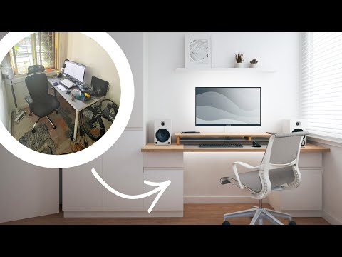 ARCHITECT REDESIGNS - A Tiny Office & Desk Setup - Sydney, Australia