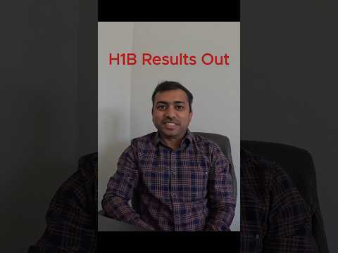 FY 2025 h1b results Out #h1blottery #trending #teluguvlogsfromusa