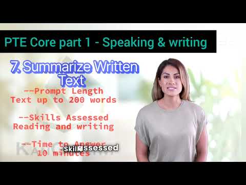 Task 7 - Summarize Written Text of PTE core exam pattern, test format, tips and scoring criteria