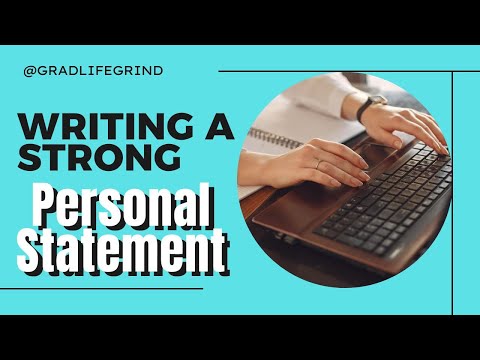 6 Pro TIPS to Writing a STRONG Personal Statement | Grad School Apps