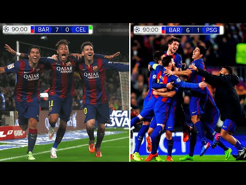 Barcelona's 7 Biggest Wins in Champions League History