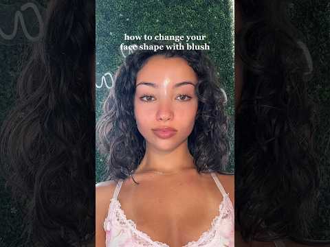 using blush to enhance different features