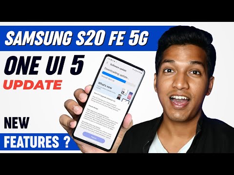 Samsung S20 FE 5G One UI 5.0 Update is Here ! - New Features ?