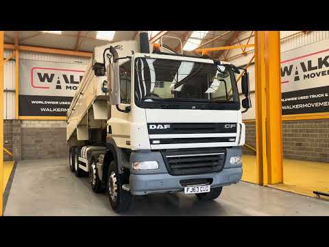 New In Stocklist For Sale: DAF CF85 8X4 ALUMINIUM INSULATED TIPPER – 2013 – FJ63 CUG