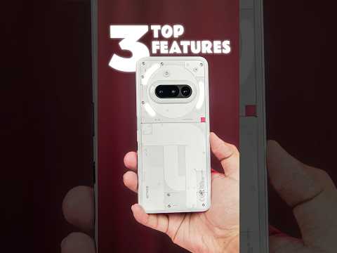 Top 3 Features of Nothing Phone 3a 🔥 #shorts #nothing #tipsandtricks