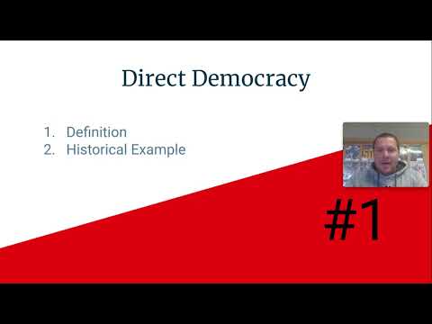 EOC Review: Direct Democracy