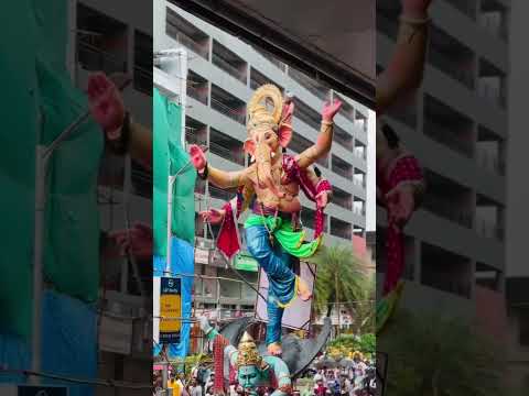 Mumbai che Bappa ❤️😍 #ganpatibappamoraya #bappamajhamumbai #mumbai #shortsviral #shorts