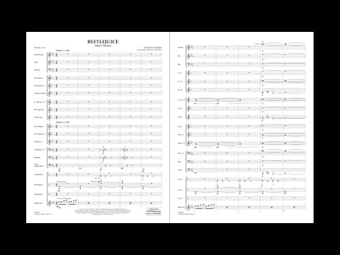 Beetlejuice (Main Theme) by Danny Elfman/arranged by Michael Brown