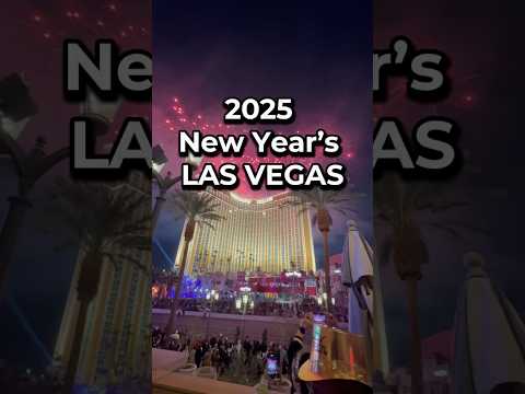 Welcoming 2025 From Las Vegas Strip