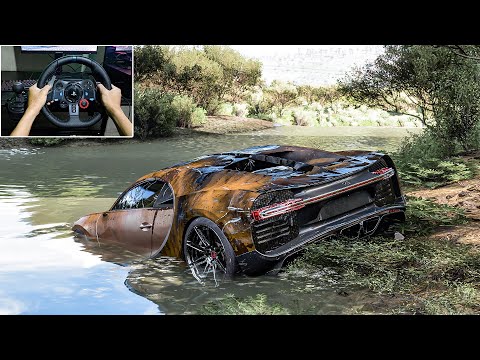 Rebuilding Bugatti Chiron (1479HP) Forza Horizon 5 Logitech G29 Stering Wheel Gameplay