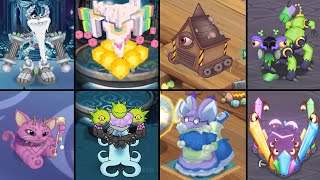 ALL Monsters Ethereal Workshop Fanmade Vs Wublin Island Vs Magical Nexus | My Singing Monsters