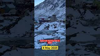 Kedarnath opening date 2025