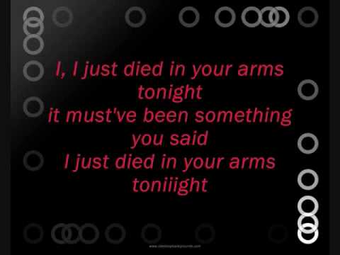 I Just Died In Your Arms - Progress In Color (lyrics)