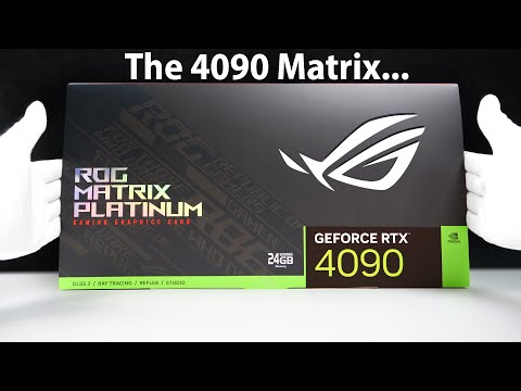 A new $3200 monster Graphics Card... (ROG RTX 4090 Matrix)