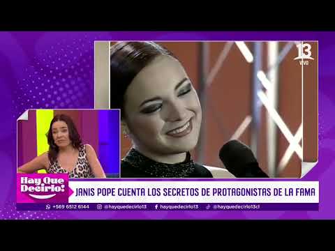 Janis Pope se emociona al recordar su paso por realities | Hay Que Decirlo | Canal 13