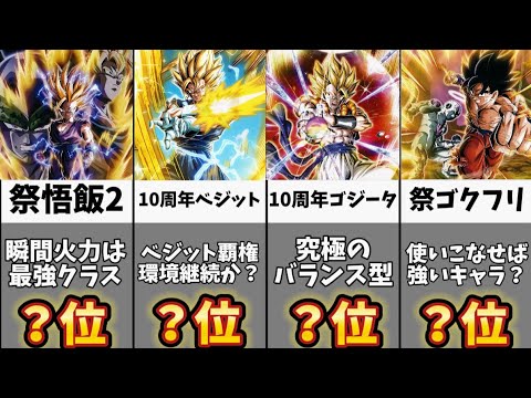 【ドッカンバトル】10周年第2弾版全キャラクター最強ランキングBEST21