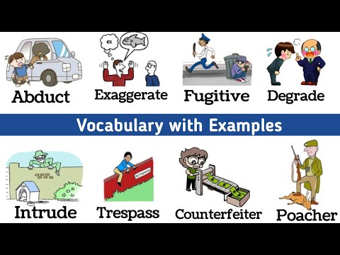 Vocabulary: with Examples | Daily use english Vocabulary and words | Advanced English Vocabulary