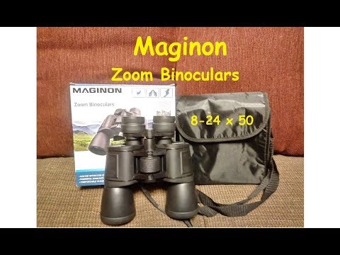 Maginon 8 24 x 50 Zoom Binoculars With Case