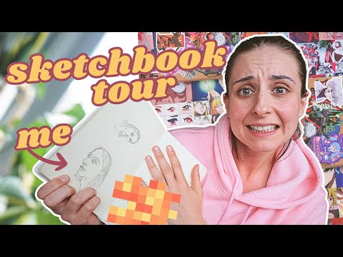 I've started drawing again and I want to show you...presentation style | sketchbook tour