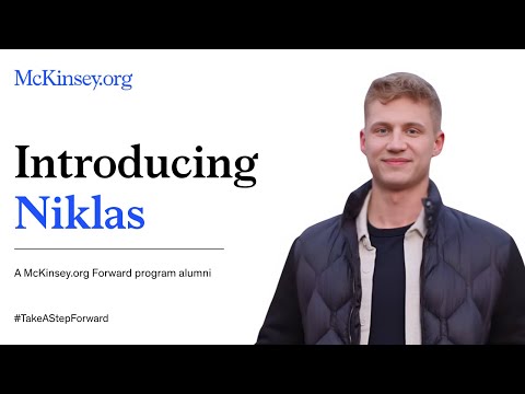 McKinsey.org Forward Impact Stories: Meet Niklas