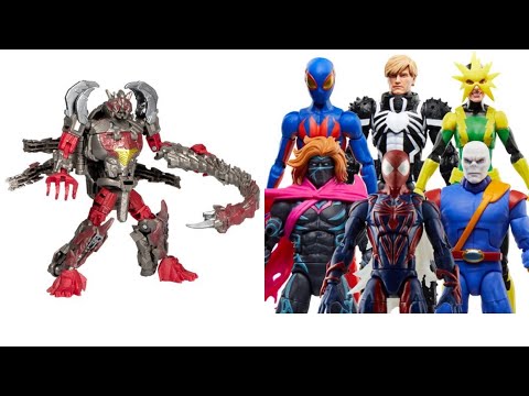 New Transformers & Marvel Legends action figures in stock at entertainment earth get 10 percent off