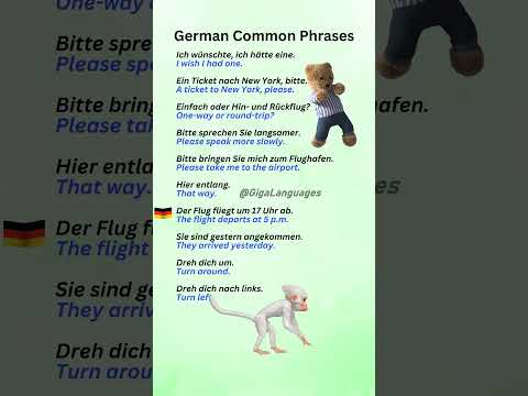 German Common Phrases Part 17 #LearnGerman #GermanPhrases