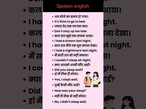 अंग्रेजी बोलना सीखें | spoken english #english #speaking #learnenglish #shorts |