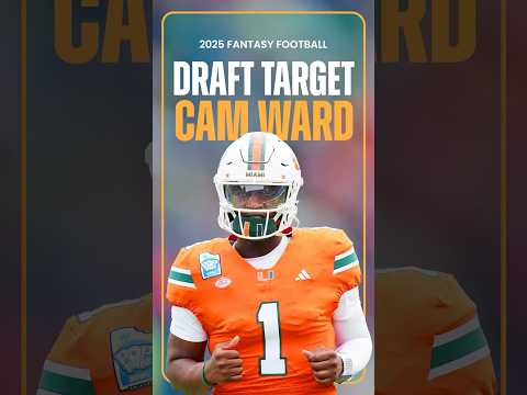 Cam Ward Can Be a TOP NFL Quarterback & Dynasty Rookie Draft Target | 2025 Fantasy Football #shorts