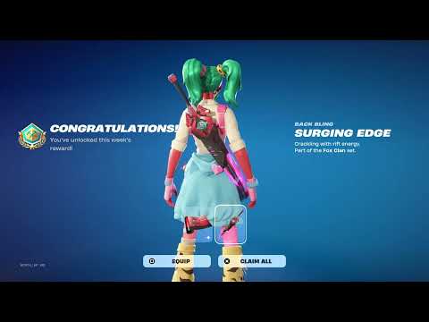 OG COMMUNITY CUP REWARDS (SERGE'S SURGE WRAP + SURGING EDGE BACK BLING)