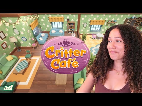 COZY CRITTER CAFE SIM☕~ coffee. decorating, puzzles & cute critters