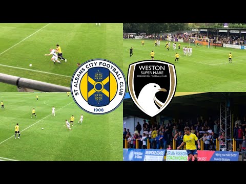 SAINTS DESERVED MORE! RUN OF DEFEATS OVER! | ST ALBANS CITY VS WESTON SUPER MARE VLOG