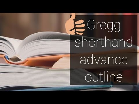 agree related outline of Gregg shorthand