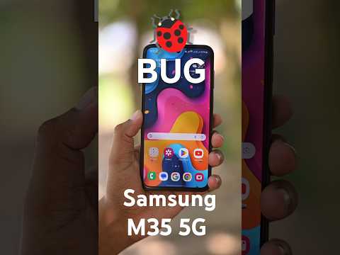 ⚠️ Bug Found in Samsung Galaxy M35 5G! 😲 | Watch Before You Buy! #samsung #m35 #shorts #viralvideo