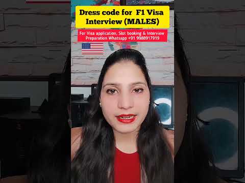 Dress code for F1 Visa Interview (MALES) 🇺🇲 | US Student Visa dresa code #usainterview #usstudyvisa