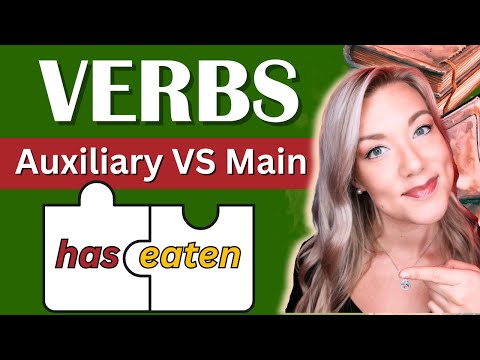 Main Verbs VS Auxiliary (Helping Verbs) in English | Beginner Grammar Lesson on Parts of Speech